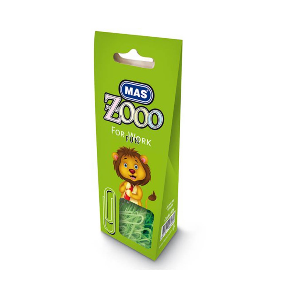 Mas Zoo Karton Pakette Omega Kıskaç (No:25 Yeşil)
