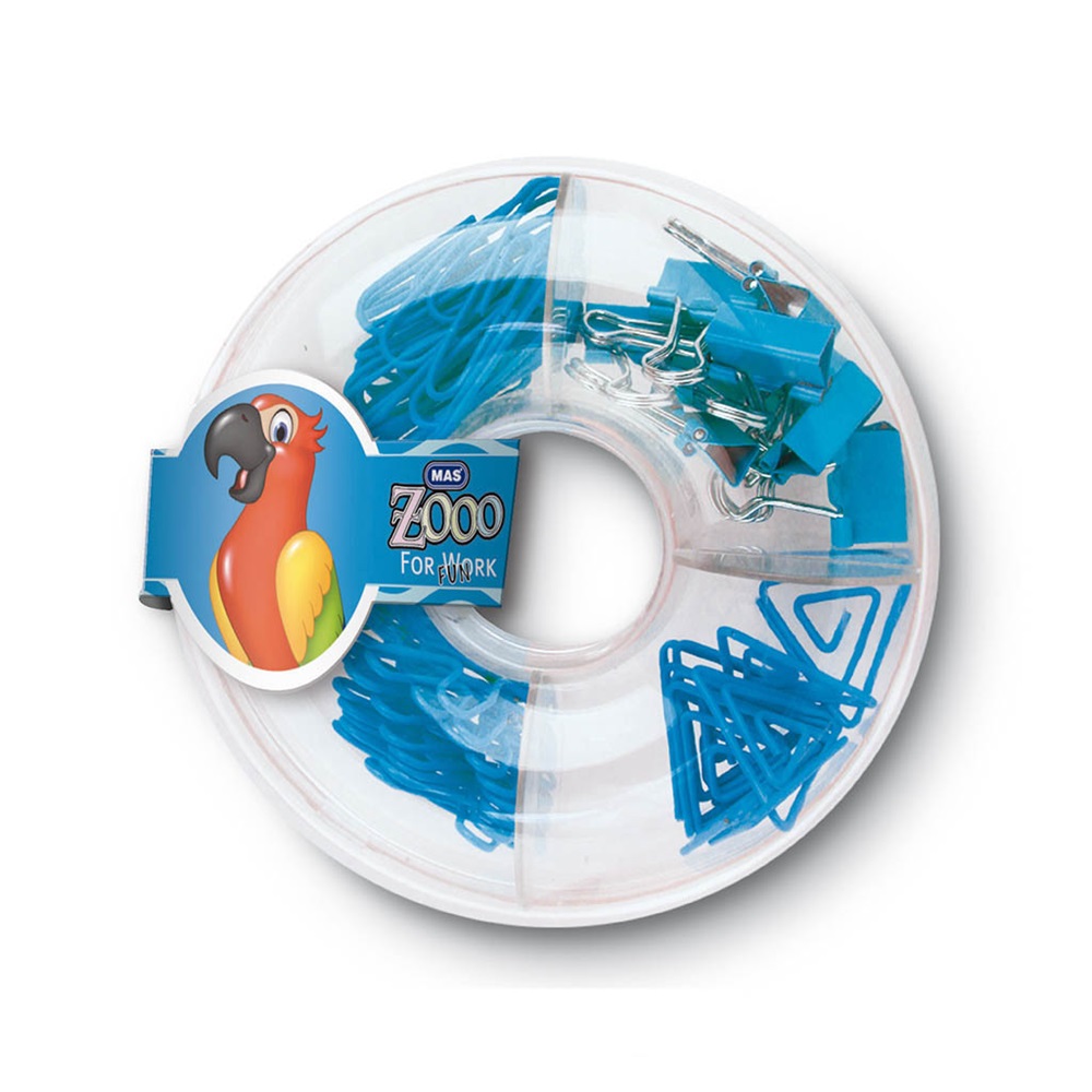 Mas Zoo Simit Kutuda 4'lü Set Mavi U252313