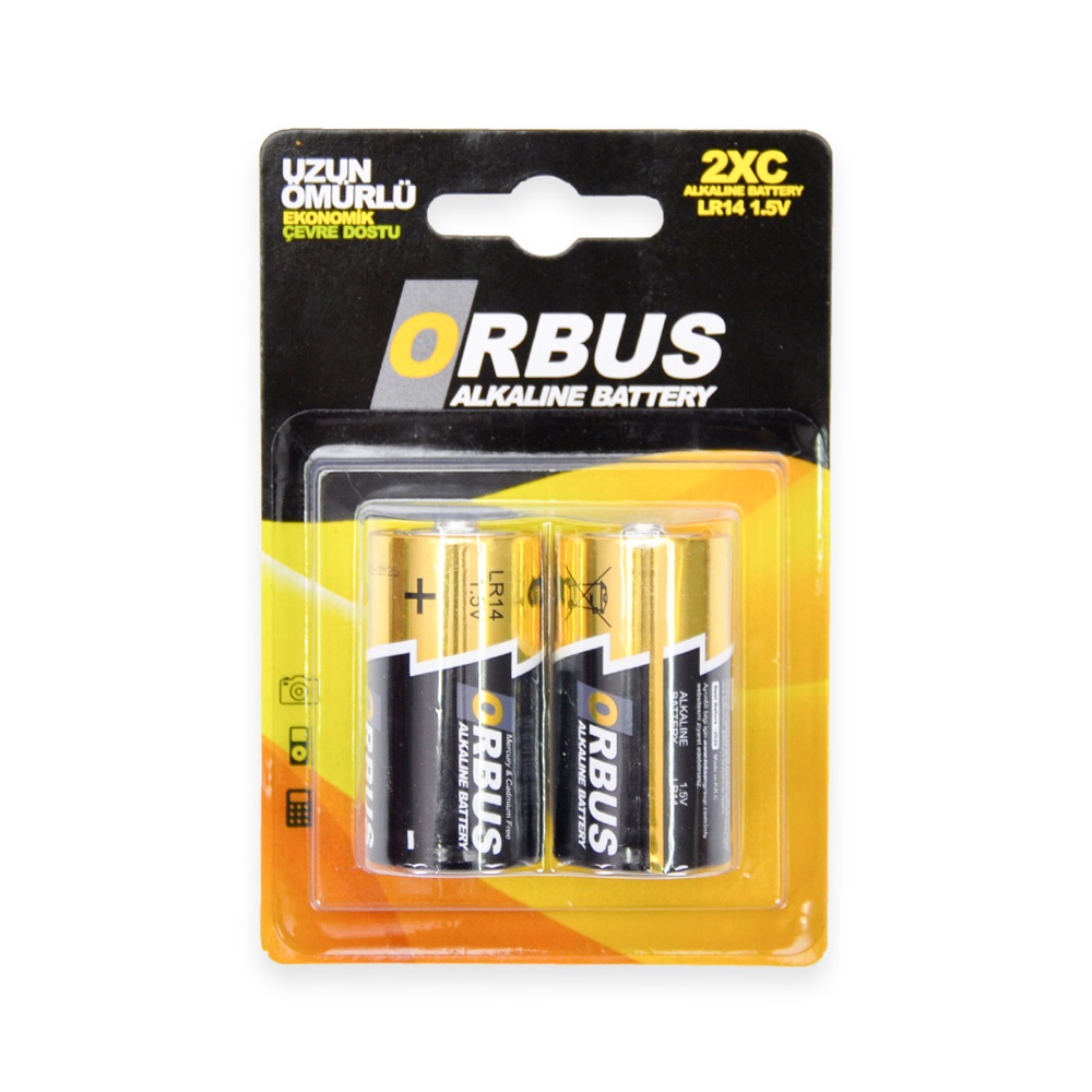 Orbus Alkaline Orta Pil Blister