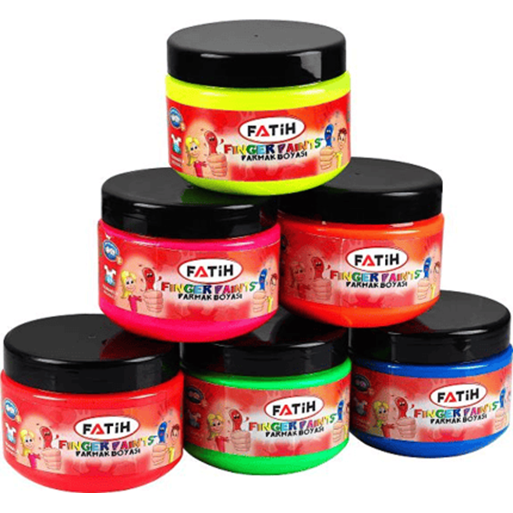 Fatih Parmak Boyası Neon 500 ML Şişe (Sarı)