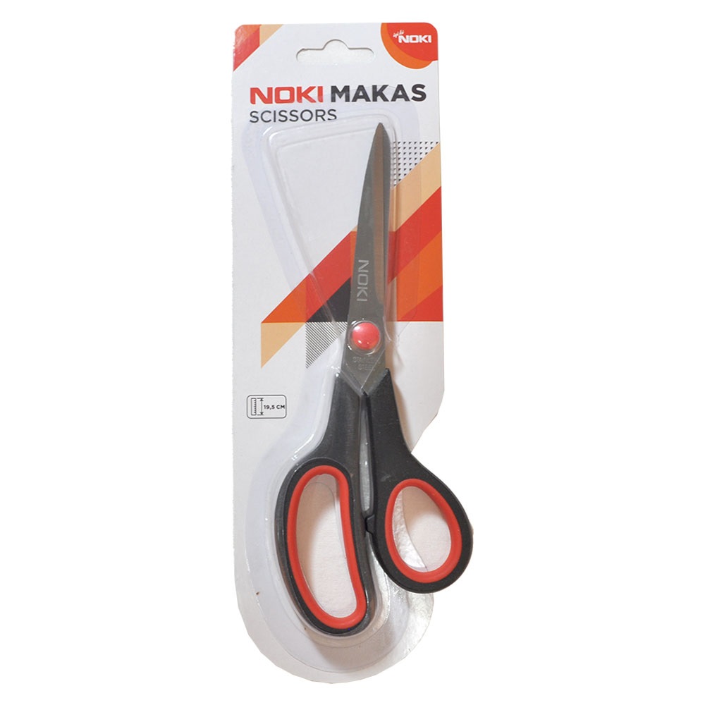 Noki Büyük Boy Büro Makası 6007 - Kırmızı - 19.5 CM