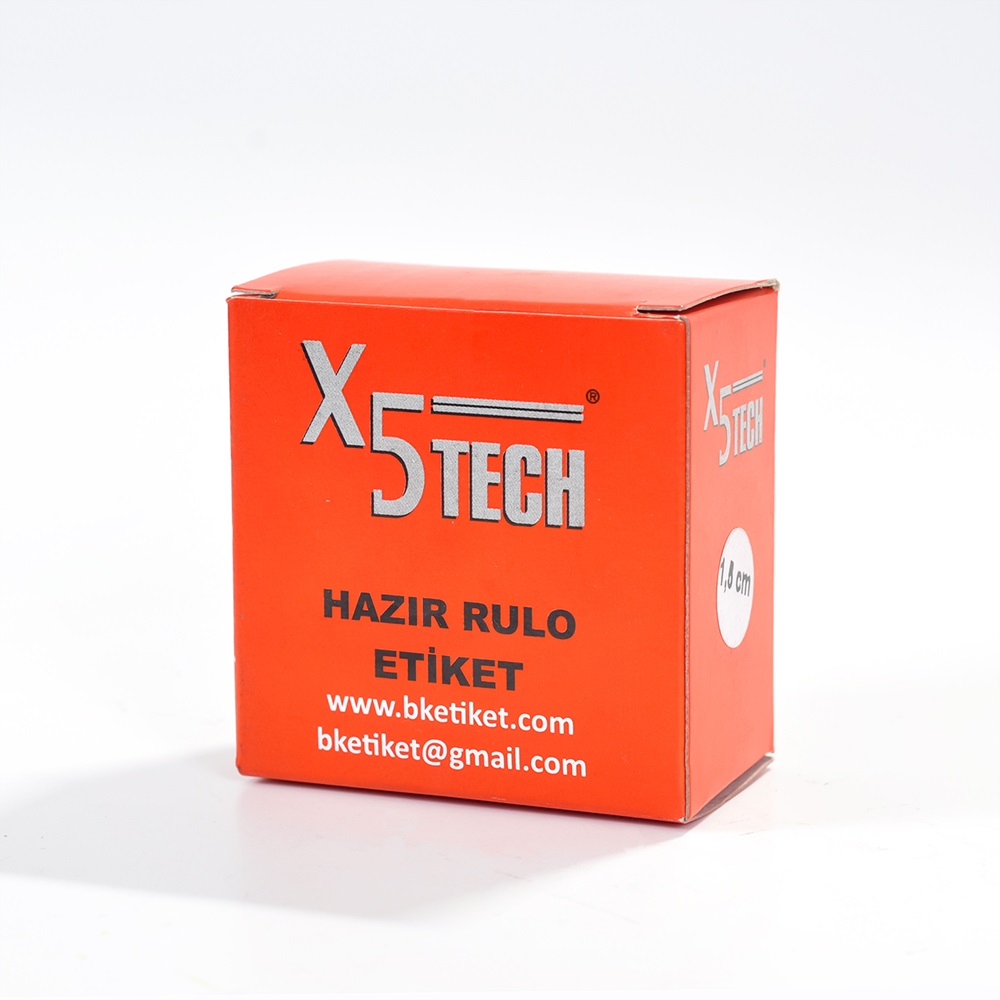 X5 Tech Kutu Etiket