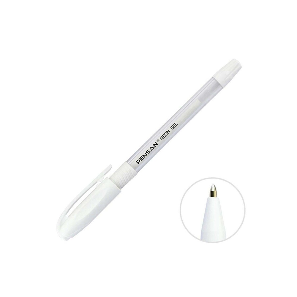 Pensan Neon Jel Kalem 1.0mm Beyaz