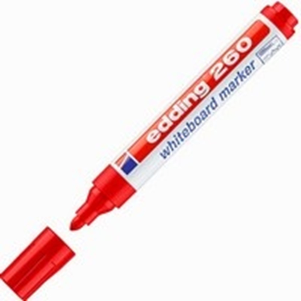 EDDİNG 260 BEYAZ TAHTA KAL.KIRMIZI