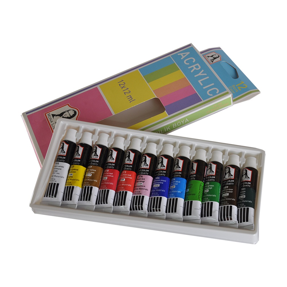 Monalisa Akrilik Boya 12 Renk 12ml