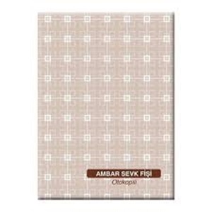 Turkuaz Ambar Fişi (4 Nüsha)