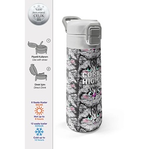 CORAL HIGH ÇELİK TERMOS(500ML)31851