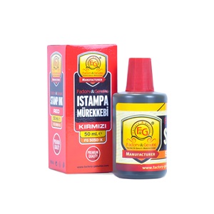 FG Istampa Mürekkebi 50 Ml Kırmızı