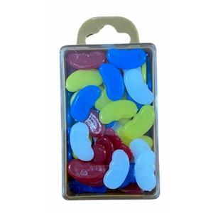 Yıldızlar Sayı Fasulyesi Plastik Kutulu - Kahverengi