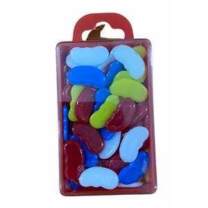 Yıldızlar Sayı Fasulyesi Plastik Kutulu - Kırmızı