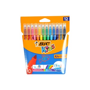 Bic Kids Couleur Keçeli Boya Kalemi 12 Renk + Yıkanabilir