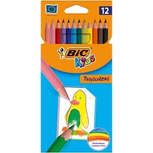 Bic Kids Tropicolors Kuru Boya Kalemi 12 Renk 07.11.029.037