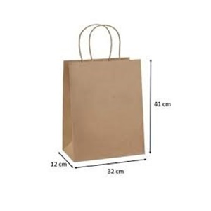 KRAFT BURGU SAPLI ÇANTA 31X12X41 NO:3