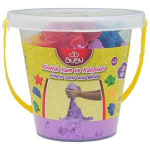 BuBu Kutulu Kinetik Kum Mor 500gr + Kalıp Set