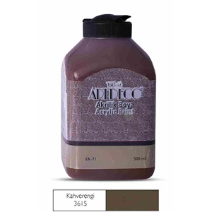 Artdeco Akrilik Boya 500ml Kahverengi 3615