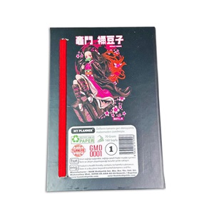Bam Lastikli Defter Sert Kapak Çizgisiz 160yp-Nezuko Kamado