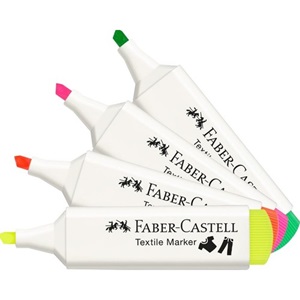Faber Castell Tekstil Markörü Neon 4'Lü