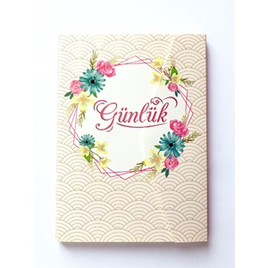 Lilamor Zarf Günlük 14,8x21 112syf.-Krem- GZFD-012