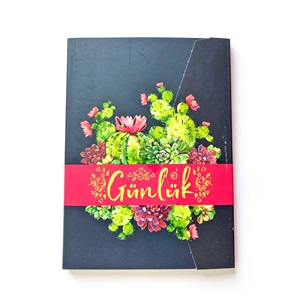 Lilamor Zarf Günlük 14,8x21 112syf.-Kaktüs-GZFD-007