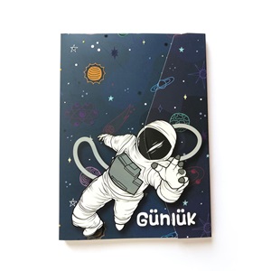 Lilamor Zarf Günlük 14,8x21 112syf.-Astronot-GZFD-004