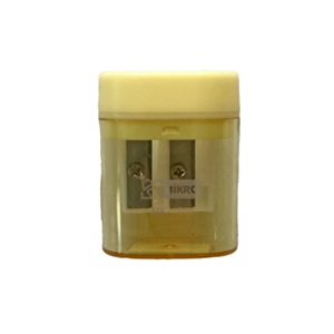 Mikro Mk-1011 Çift Gözlü Kalemtraş - Sarı
