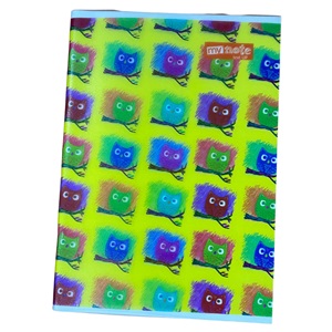 Mynote Text Up Defter A5 60 Yp Çizgili - Renkli Baykuş