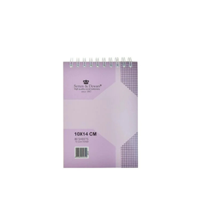 Setten Dewars Lux Cep Defteri 80 Yp Dikey - Mor - 10X14