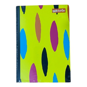 Mynote Neon Sert Kapak Defter 14x20 96yp Çizgili - Sarı - Daire