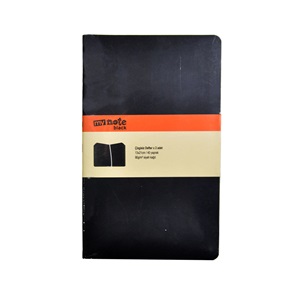 Mynote Black 13x21 40yp 2li Defter Siyap Yaprak Çizgisiz