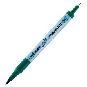 Pilot CD-DVD Marker Twin Begreen - Yeşil SCA-TMCD-G