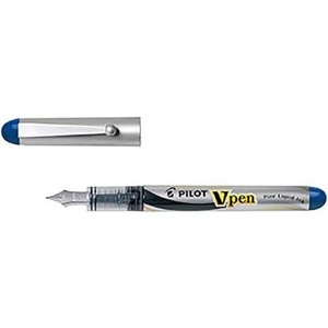PILOT V-Pen Silver - Mavi Blister VPEN-M-BL1