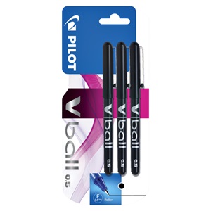 Pilot V-ball 0.5 - Siyah 3'lü Bls Yeni VB5-S-BL3-Y