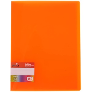 Umix Brillant Sunum Dosyası Turuncu 10lu