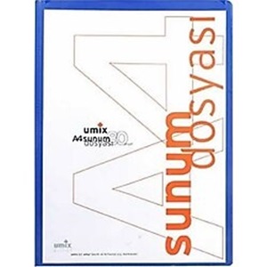 UMIX ÖNDEN CEPLİ SUNUM DOSYASI 100'LÜ LACİVERT U1107P-LA