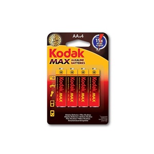 Kodak AA Max Alkalin Blister Kalem Pil