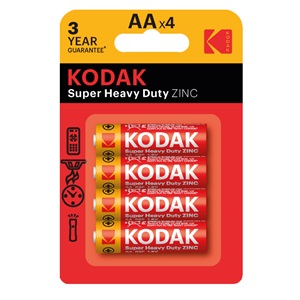 KODAK.KAAHZ-4.ÇİNKO KARBON.BLİSTER.4'lü KALEM PİL.(30951044)