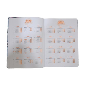 Lizy 17x24 Akademik Ajanda 2023 Eylül-2024 Aralık- Mor Papatyalar