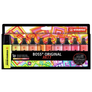Stabilo Boss Original Sıcak Renkler Arty 10 Renk 70/10-1-20