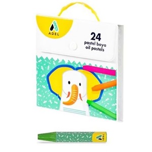 Adel Pastel Boya Çantalı 24lü