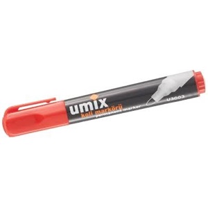 Umix Basic Koli Markörü - Kırmızı