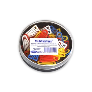 Yıldızlar Renkli Küçük Plastik Ataş