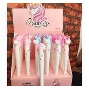 Unıcorn Jel Tükenmez Kalem (Beyaz Gövdeli) 0.5mm