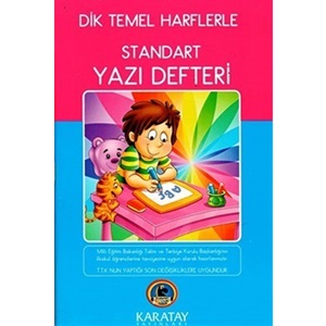 Karatay Yayınları Dik Temel Harflerle Standart Yazı Defteri