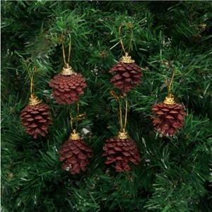 Yılbaşı Süs Kozalak 6 lı