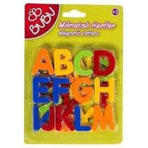 Bubu Mıknatıslı Harfler 26 Parça