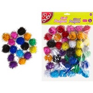 Bu-Bu Ponpon Simli 3 Cm10X20)