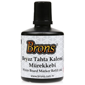 BRONS BR-353 Bord Marker Mürekkebi Siyah 100xx