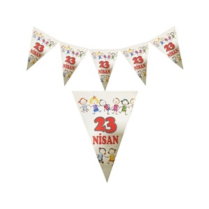 Üçgen Dizili Kağıt 23 Nisan VT-179