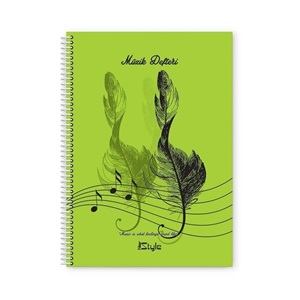 New Style Müzik Defteri 40 Yaprak Spiralli