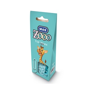 Mas Zoo Karton Pakette Omega Kıskaç (No:25 Turkuaz)